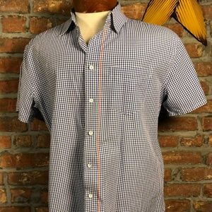 Rag & Bone Gingham Short Sleeve Shirt